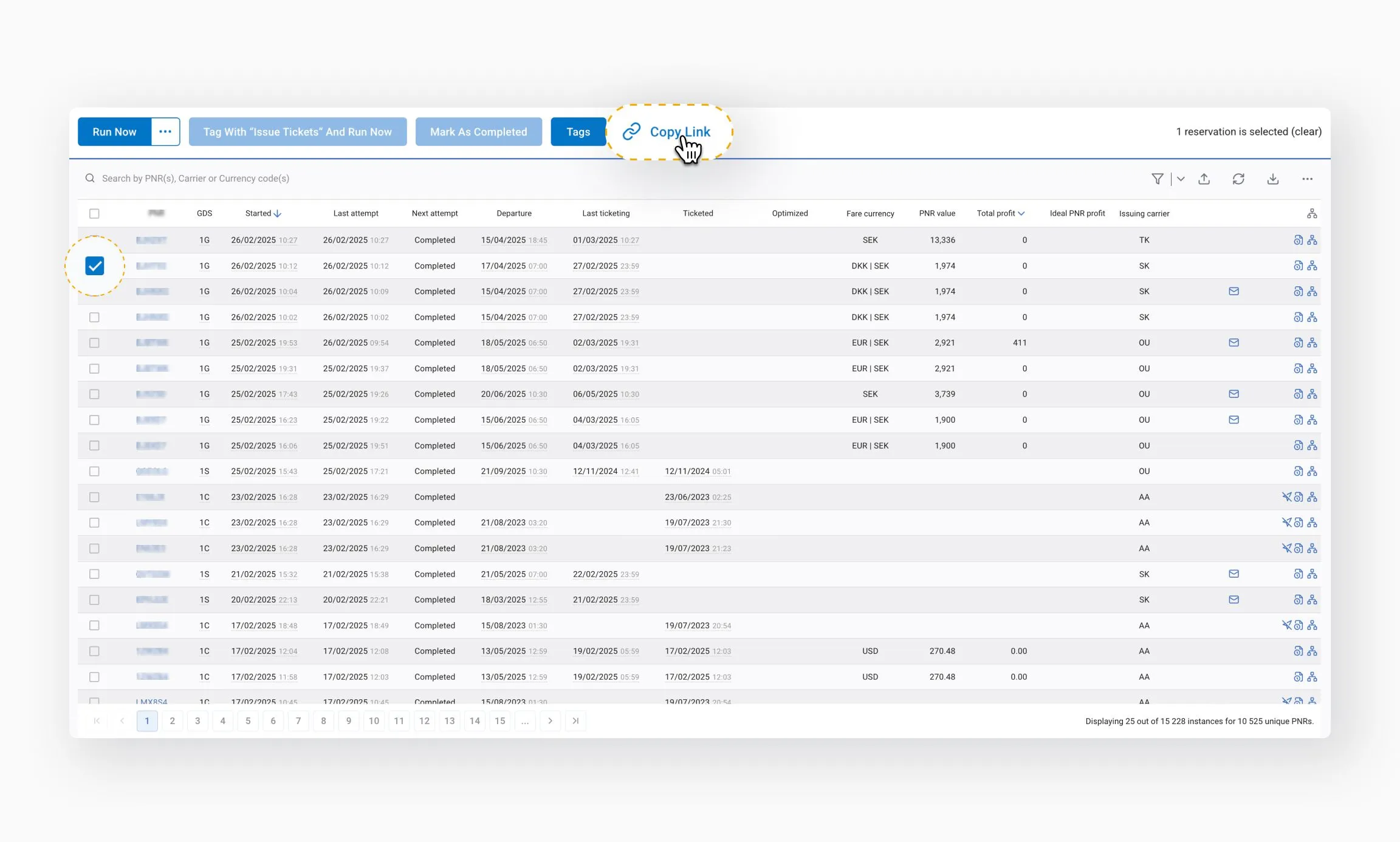 Copying link to selected PNRs.jpg