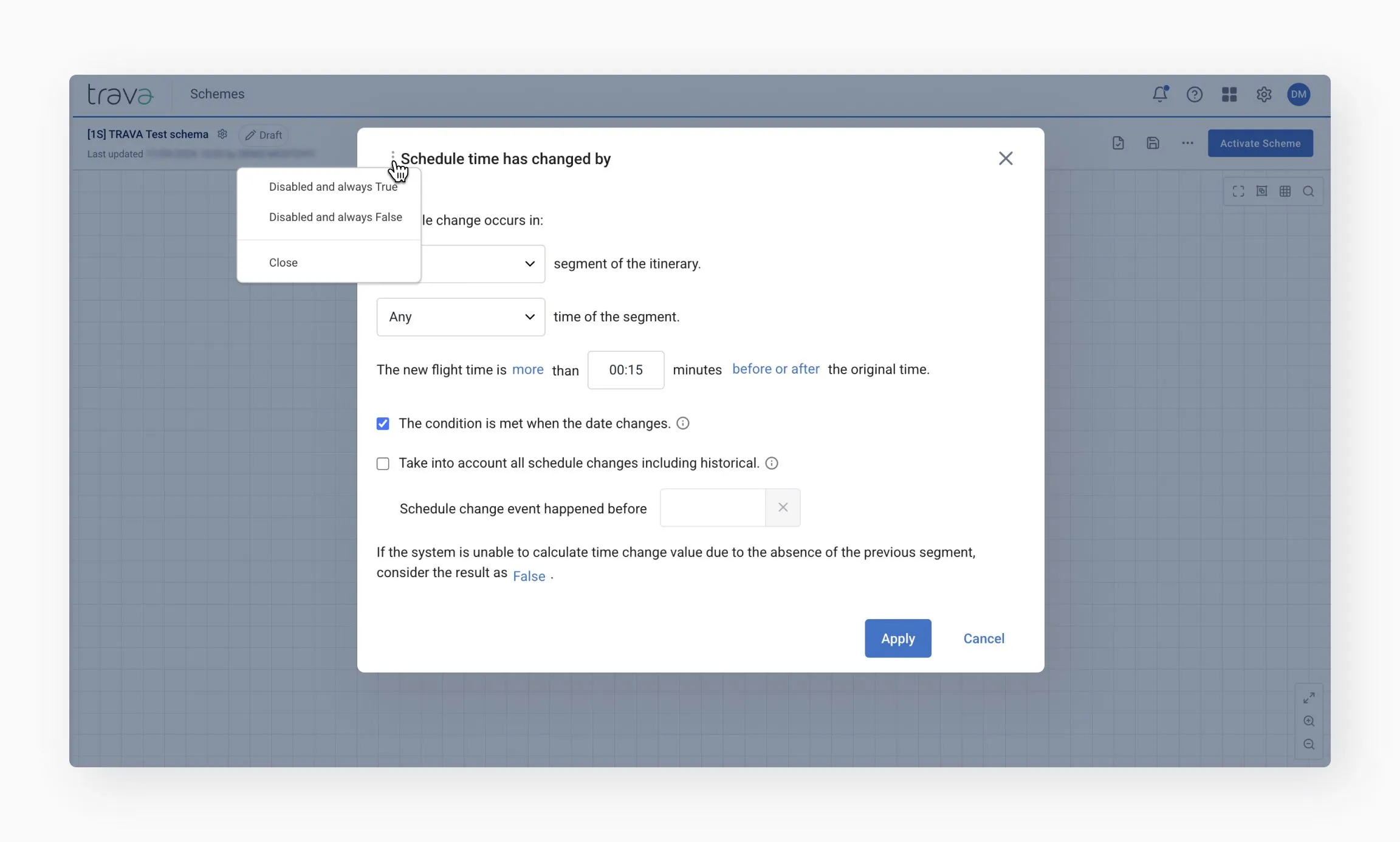 _temporarily disabling a condition.jpg